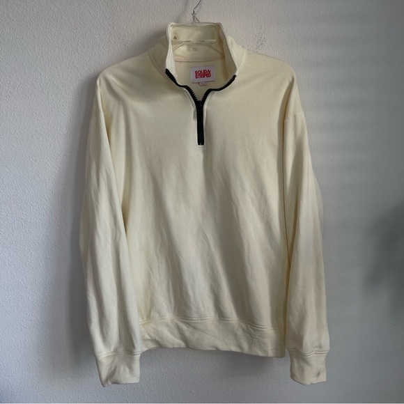 Solid & Striped Half Zip Sweater Pullover - Picture 2 of 7